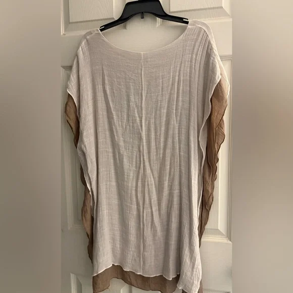 Coco + Carmen Cream and Tan Kaftan - Picture 3 of 3